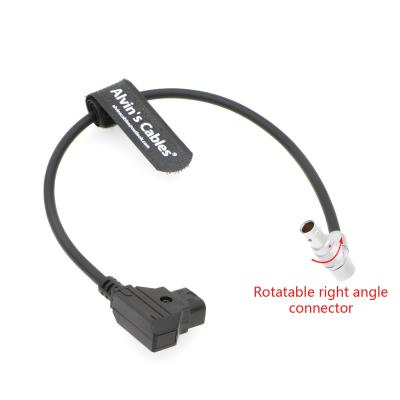 China Z CAM E2 S6/F6 Camera Power Cord Adjustable 90 Degrees 2 Pin Male To D- Tap Cord for sale