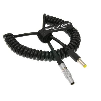 China 2 Pin Male to DC Coiled Twist Power Cable for Teradek Bond for sale