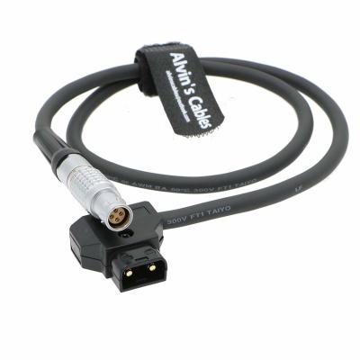 China 4 Pin Lemo FGK Female To D-Tap Power Cable For Canon Mark II C100 C500 for sale
