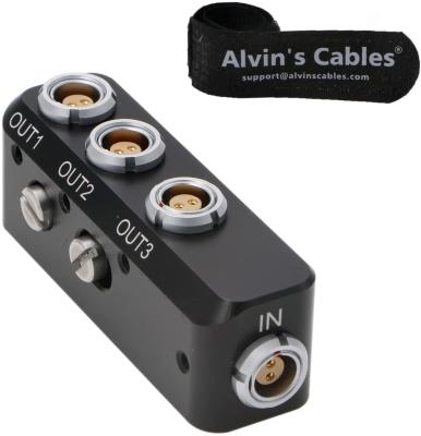 China 2 Pin Splitter Cable Upgraded 2-Pin-Female Input To 3X 2Pin Output Power-Distributor-Box For Arri Alexa|Teradek|SmallHD à venda