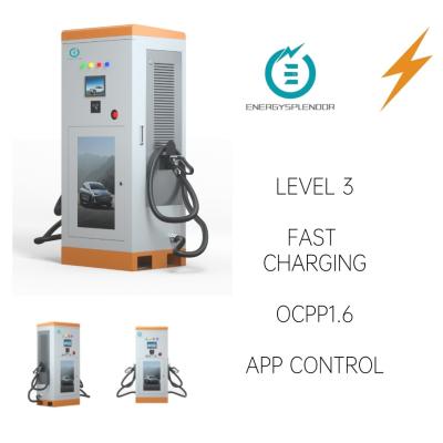 China 45KW 60KW 80KW Commercial DC EV Charging Station IEC 61851-1 IEC 62196-24 for sale