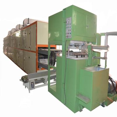 China O ambiente de papel da máquina da fabricação da bandeja do ovo de 2 moldes protege reciprocar o tipo à venda