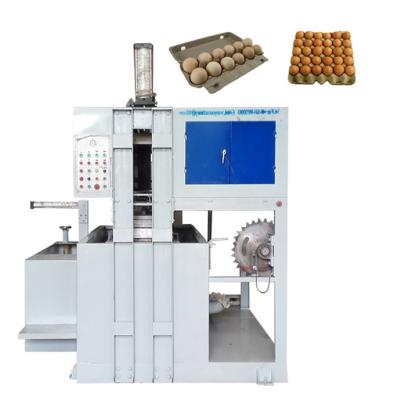 China 350pcs/Hr Automatic Small Egg Tray Making Machine With Egg Tray Dryer 1 Year Warranty for sale