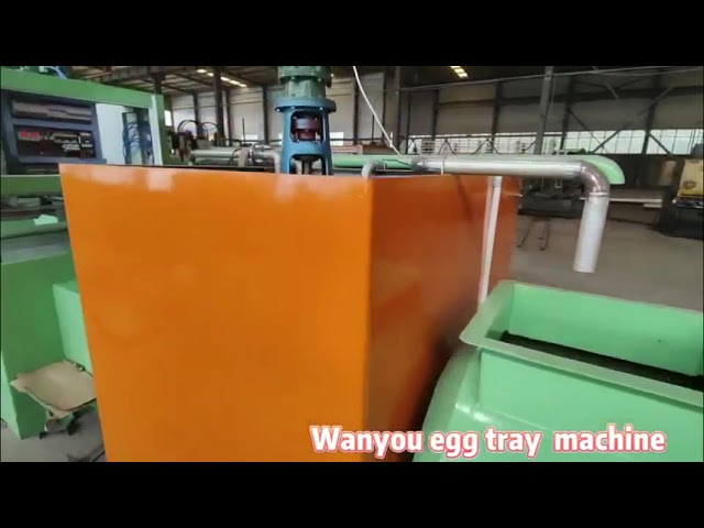 Cast Iron Semi Automatic Egg Tray Machine Energy Saving Type Simple Structure