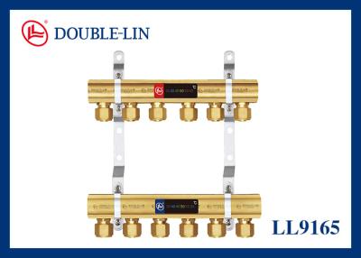 China BS2779 Thread 8 Way 16 Bar 1 Inch Brass Manifolds for sale