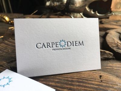 China Square Shaped Custom High End Business Cards Premium Letterpress With Color Edge for sale