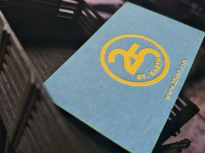 Китай Покрашенные визитные карточки Леттерпресс края изготовленные на заказ напечатанные на чистой грубой бумаге хлопка продается