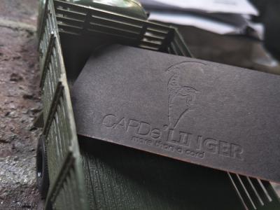 China Blind Debossed Business Cards With Letterpress for sale