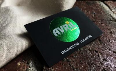 China Foil Stamped Velvet Touch Business Cards , Custom Printable Business Cards for sale