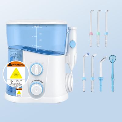 China IPX4 Home Use Water Flosser With UV Sterilizer 1250-1700 Times/Min Pulse for sale