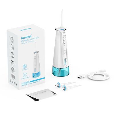 China Teeth Cleaning Nicefeel Water Flosser With Changeable Lighting Modes for sale