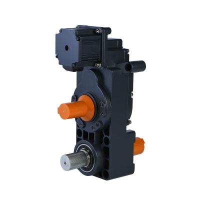 China 5rk140w Nmrv Worm Gearbox 1:3.9 1:40 5rpm  Barrier Gate Ac Type for sale