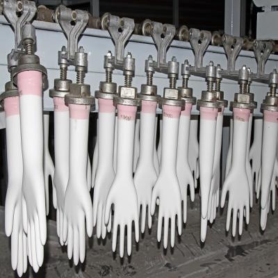 China Small Nitrile Glove Manufacturing Machine Rubber Latex Surgical Glove Production Line for sale