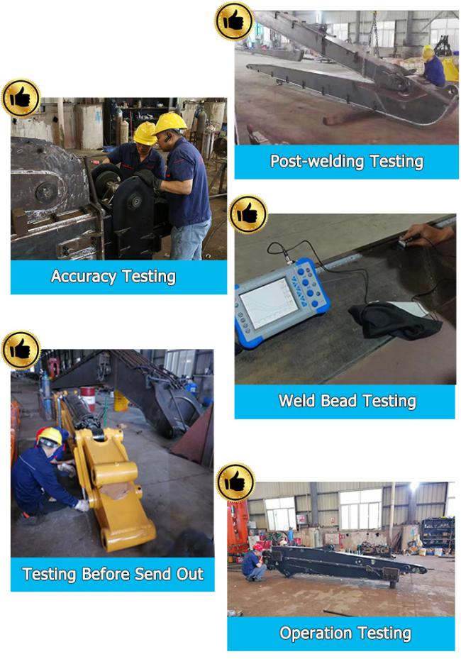 Post-welding testing process