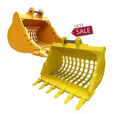 China SY500 Factory Excavator Skeleton Bucket , Heavy Duty Excavator Screening Bucket for sale