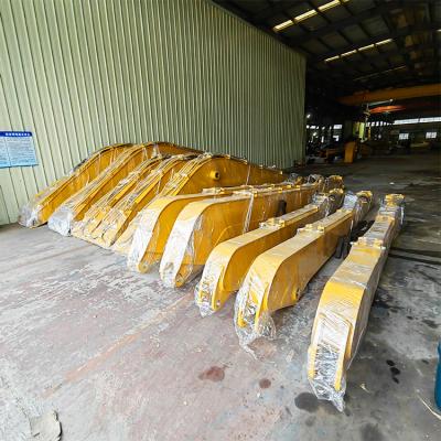 China Q355B Long Reach Excavator Arm ， Excavator Long Boom for CAT320 PC360 ZX490 for sale