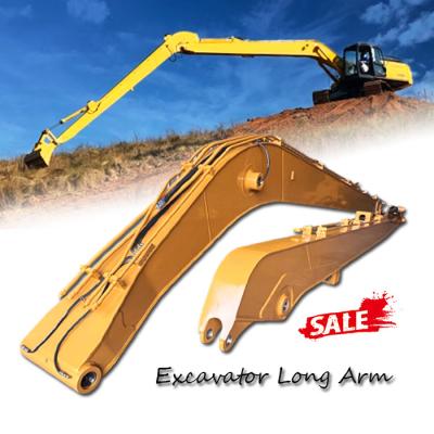 China CE Antiwear 18 Meters Excavator Long Arm , OEM ODM Excavator Long Reach Boom 20-50ton for PC120 CAT320 for sale