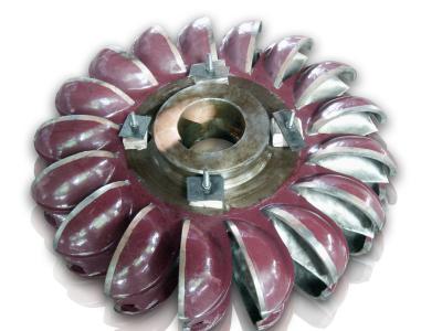 China Roda do gerador de energia hidrelétrica Roda da turbina de aço inoxidável Roda da turbina micro Pelton à venda