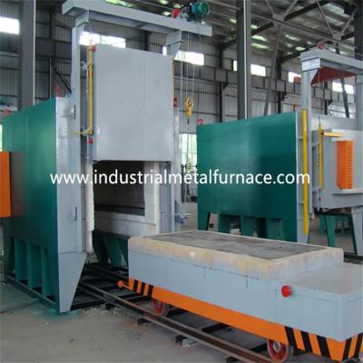 China Gas Fired Heat Treatment Bogie Hearth Furnace Car Bottom 2500×1000×800mm for sale