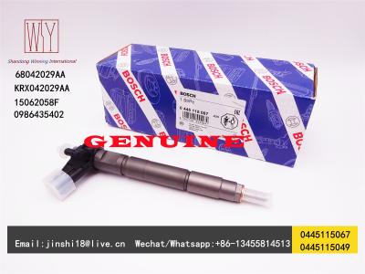 China Bosch Genuine Piezo Fuel Injector 0445115067 0445115049 0986435402 for Chrysler Dodge Jeep 68042029AA 15062058F KRX04202 for sale