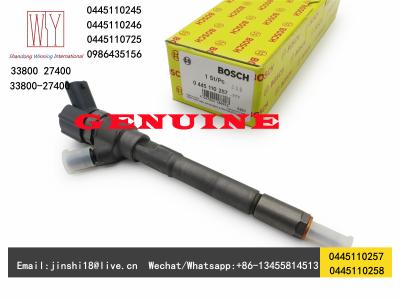 China Bosch Genuine and New Fuel Injector 0445110257 0445110258 0445110245 0445110246 0445110725 0986435156 33800-27400 for sale