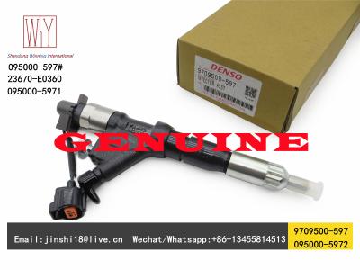 China Denso Genuine Fuel Injector 095000-597# 095000-5971 095000-5972 9709500-597 for Hino 700 Series 23670-E0360 for sale