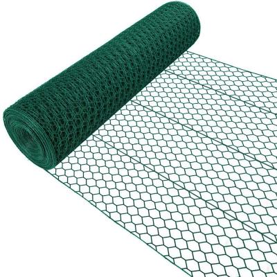 China Pvc Plastic Coated Chicken Wire Mesh Chicken Wire Netting 3/4 Inches Wire Mesh for Chicken Coop for sale