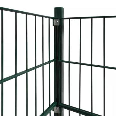 China ECO Friendly fence designs twin wire fence 8/6/8 double wire mesh fence for sale