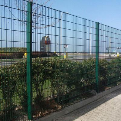 China 200X50mm  hot dipped galvanized Welded Mesh Fencing 6/5/6 8/6/8 Double Wire Mesh Fence for sale