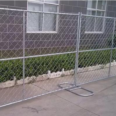 Quality Secure galvanized movable fence temporary chain link fence panels for sale