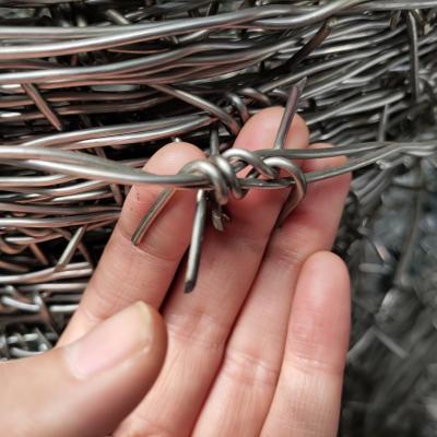 China China manufacture wholesale barb wire in sri lanka hot dipped galvanized barbed wire roll price fence for sale