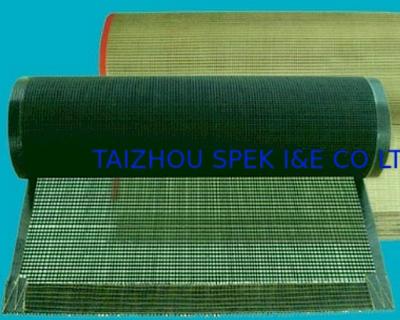 China Textile Industry PTFE Mesh Conveyor Belt For Infrared Drying Tunnel for sale