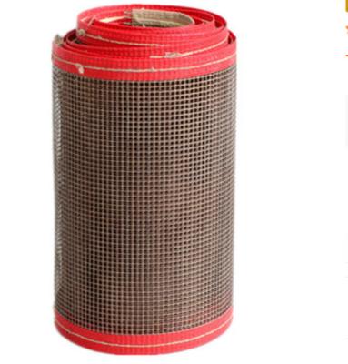 Chine De Brown PTFE de fibres de verre enduits de bande de conveyeur surface à hautes températures de bâton non à vendre
