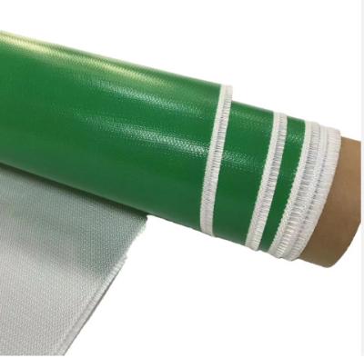 China Tejido de fibra de vidrio recubierto de caucho de silicona de un solo lado para aislamiento térmico en venta