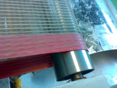 Chine Largeur 4000mm maximum résistante à la chaleur de forte stabilité de bande de conveyeur de maille de PTFE à vendre