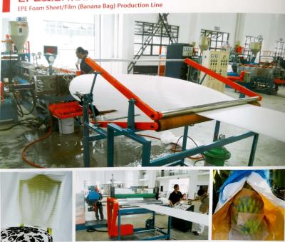 China SP-T90  EPE foam sheet/Film (Banana Bag) production line for sale