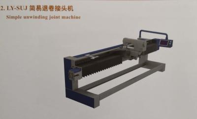 China PLC Control Simple Unwinding Machine For Farbic Connection Human Machine Interface Operation for sale