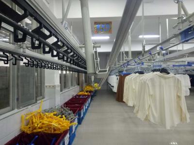 China Chain Transport Ss Overhead Garment Hanging System for sale