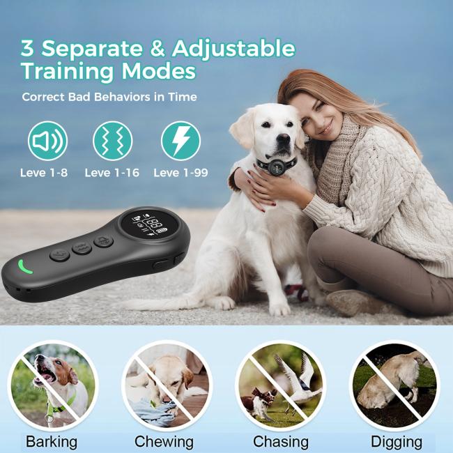 Anti-bark training technology and safety features