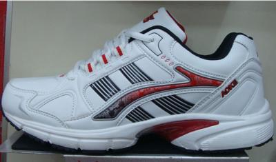 China Sports shoe,PU upper,white/red color for sale