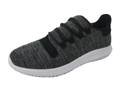 China Flyknit upper breathable athletic shoe super light weight MD outsole flyknit for sale