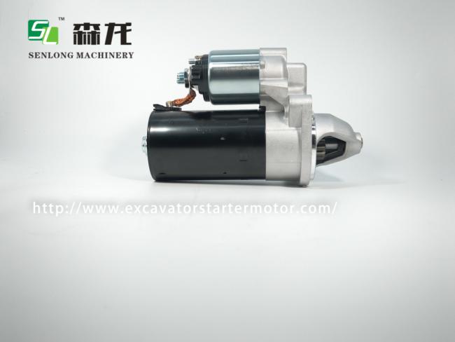 Starter motor side view