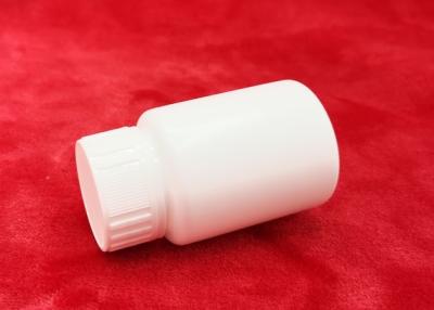 China Empty White 120CC HDPE Plastic Pill Tablet Capsule Bottles for sale