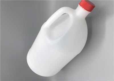 China Medical Handled HDPE Water Bottle , Plastic Water Bottles With Red Screw Cap for sale