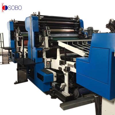 China High Resolution Offset Two Color Printing Machine For Tinplate Can Making for sale