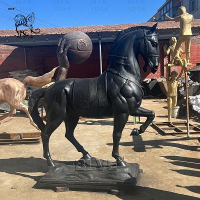 China Bronze Roman Horse Sculpture Statue Antique Copper Metal Art Animal Statues Outdoor Landscape Large for sale
