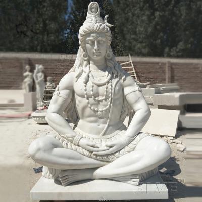 China La mano de mármol de Lord Shiva Statue Buddha Sculpture Garden talló a dios de tamaño natural de la India en venta