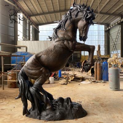 China Life Size Metal Horse Statue Bronze Sculpture Life Size Garden Animal For Sale for sale