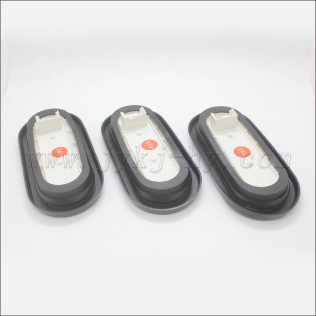 12V 24V 6 inch quot oval stop turn LED tail lights strobe flashing warning lights for truck trailers