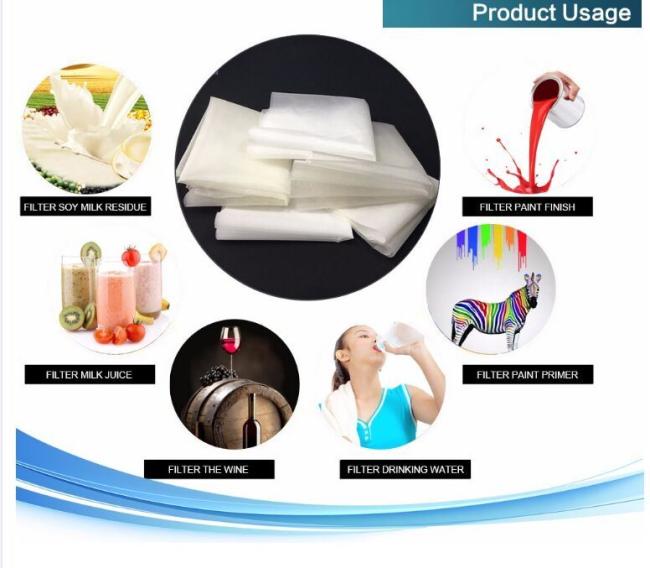 Food Grade Nylon Mesh Filter Bags for Nut Milk, Oil, Wine, Coffee, Juice, Rosin, Beer, Rosin Filter